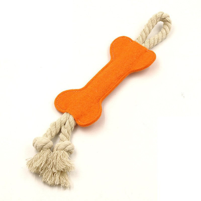 Bony-Fide Fun: Felt Molar Chew Toy