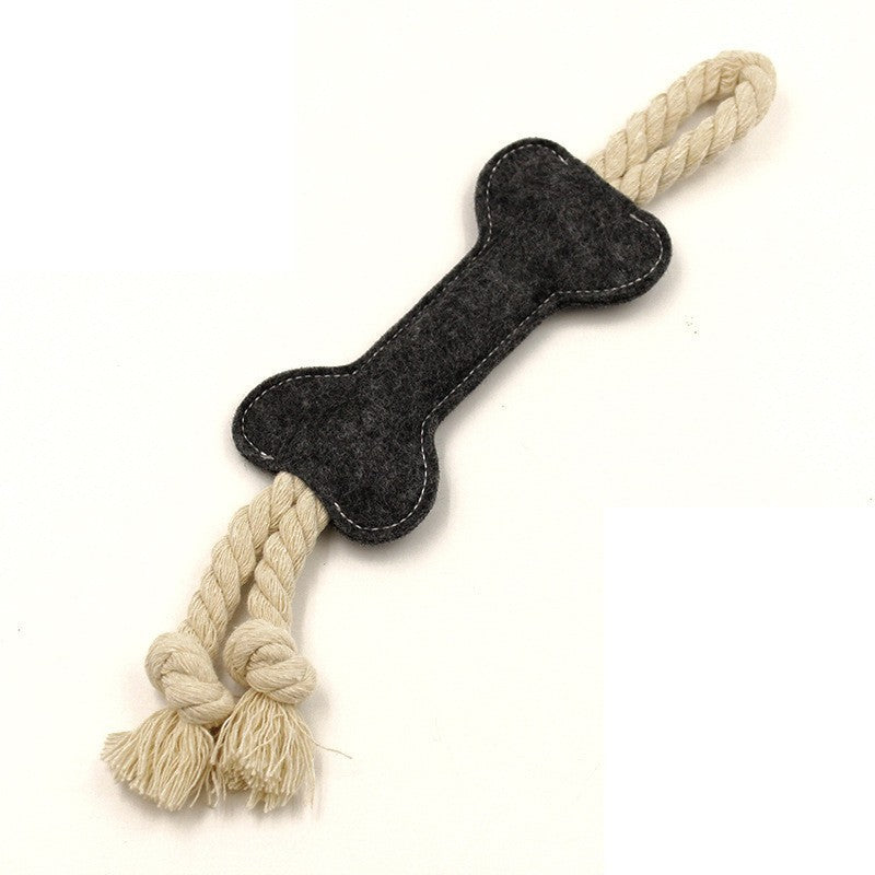 Bony-Fide Fun: Felt Molar Chew Toy