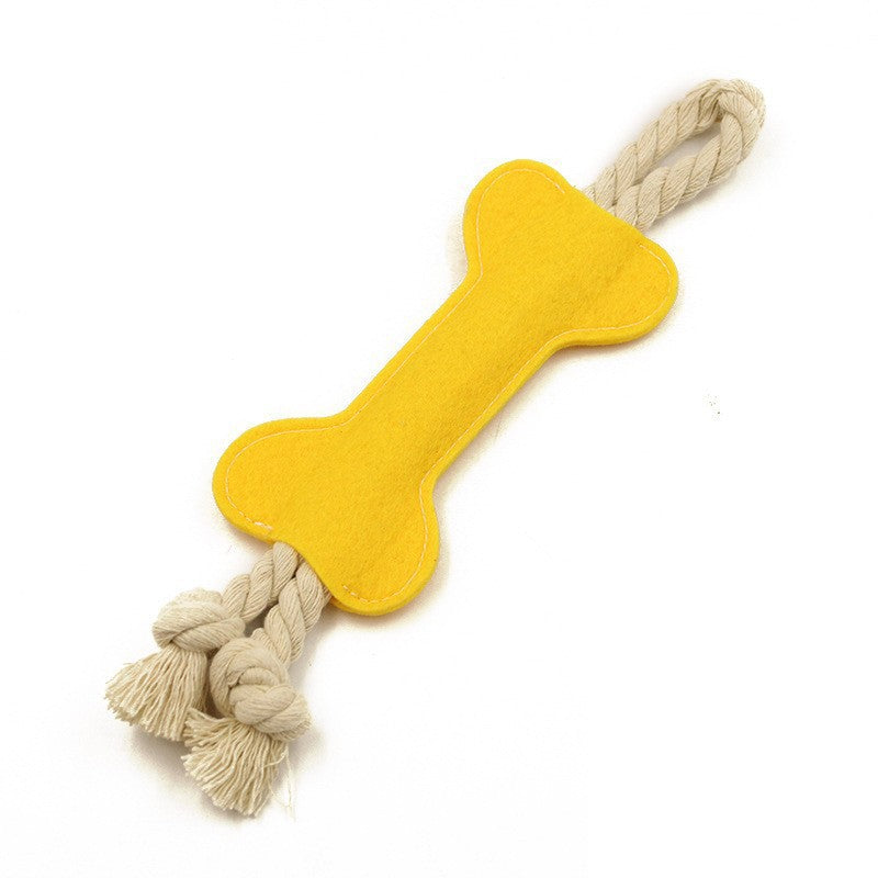 Bony-Fide Fun: Felt Molar Chew Toy