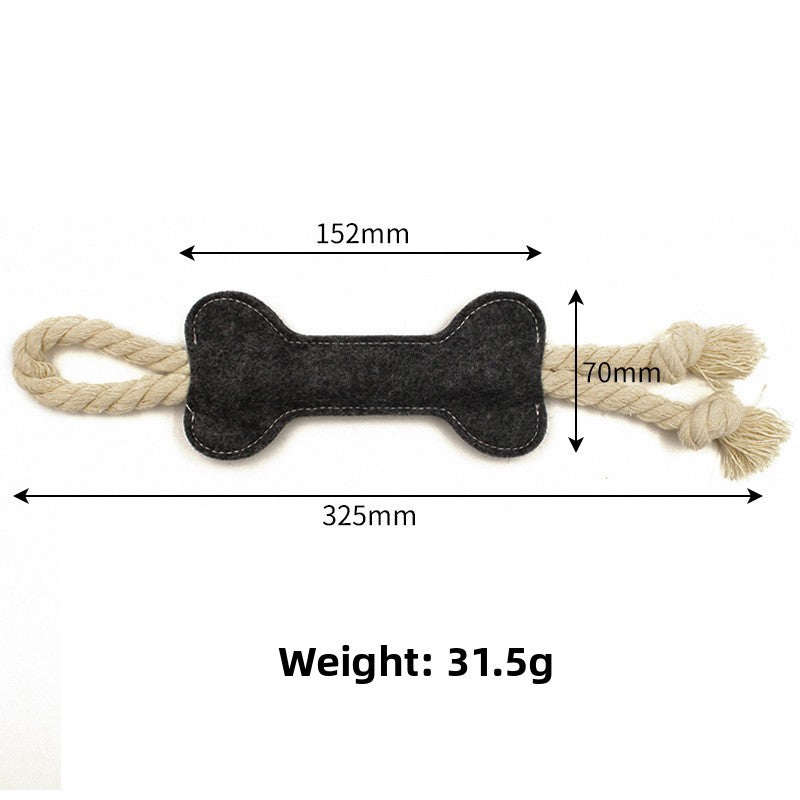 Bony-Fide Fun: Felt Molar Chew Toy